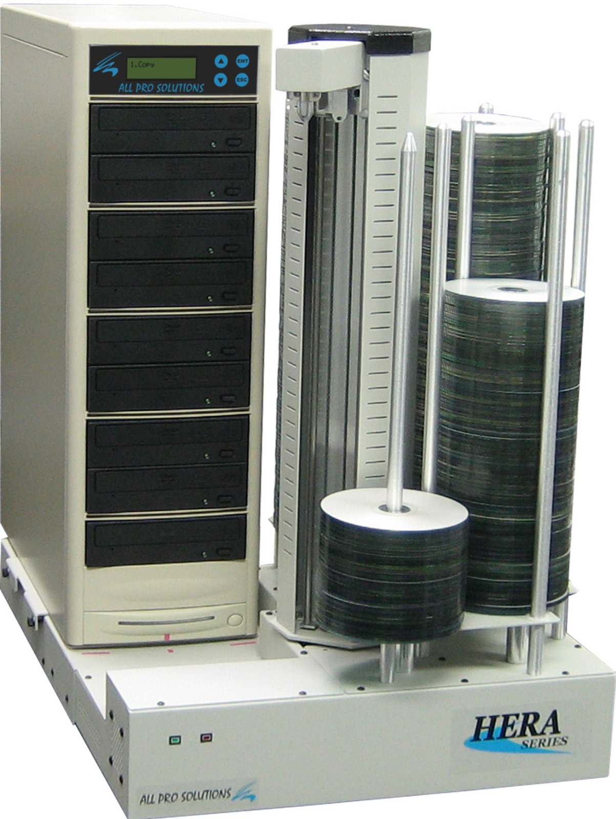 Hera-9 CD DVD BD Duplicators