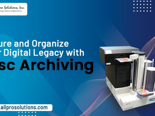 Secure and Organize Your Digital Legacy with Disc Archiving